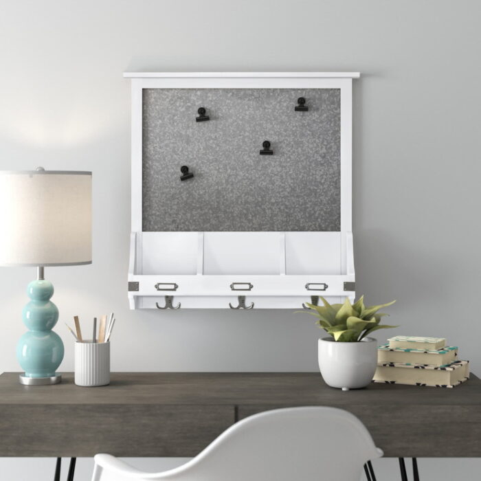Magnetic Wall Mounted Farmhouse Bulletin Board
