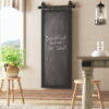 Herrman Farmhouse Barn Door Wall Mounted Chalkboard
