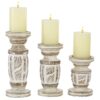 2 Piece Elberta Wood Candlestick Set 2 Piece Elberta Wood Candlestick Set