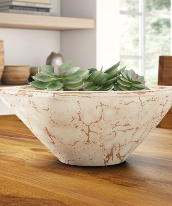 Adalen Handmade Wood Decorative Bowl