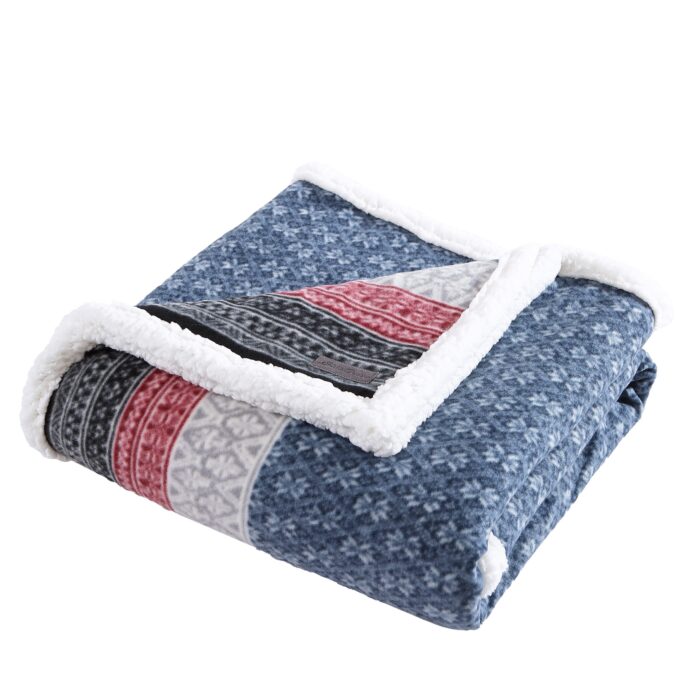 Eddie Bauer Oversized Ultra Soft Plush Fleece Throw Blanket