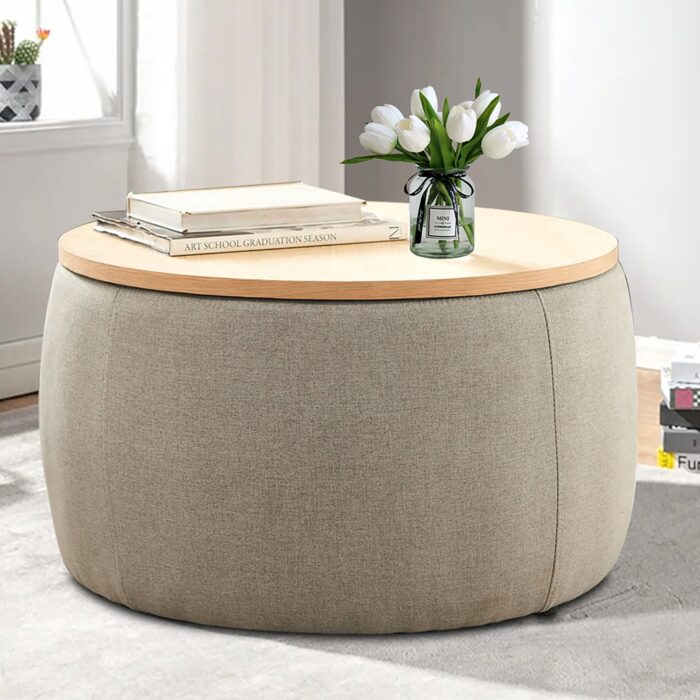 Iras Upholstered Storage Ottoman