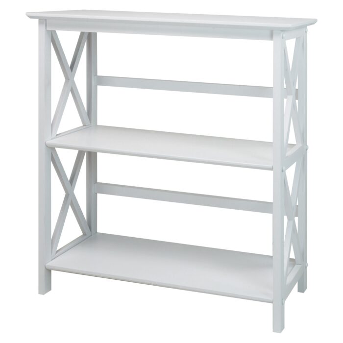 Kettner 34'' H x 29.5'' W Solid Wood Etagere Bookcase