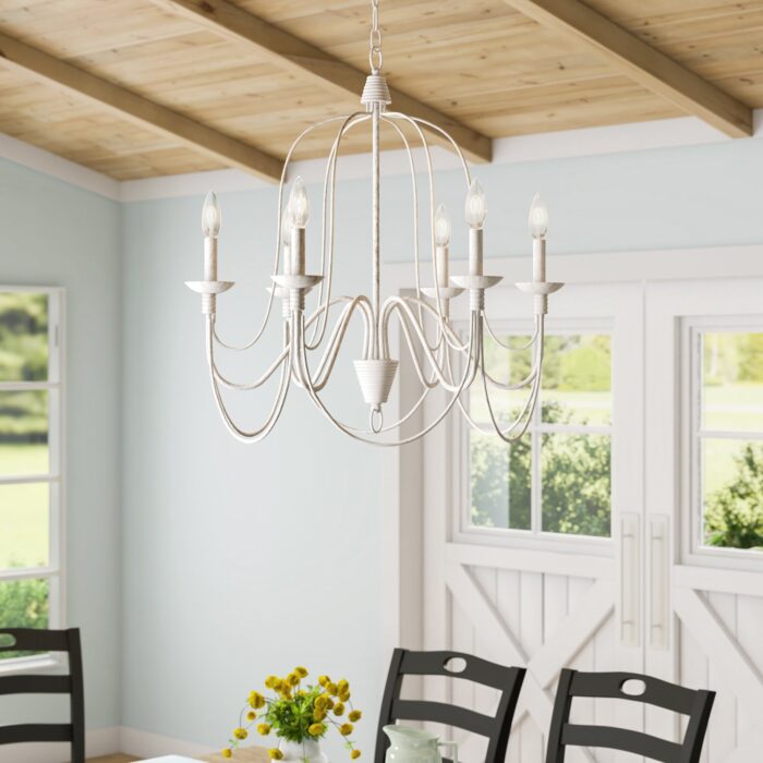 Resler 6 - Light Dimmable Empire Chandelier