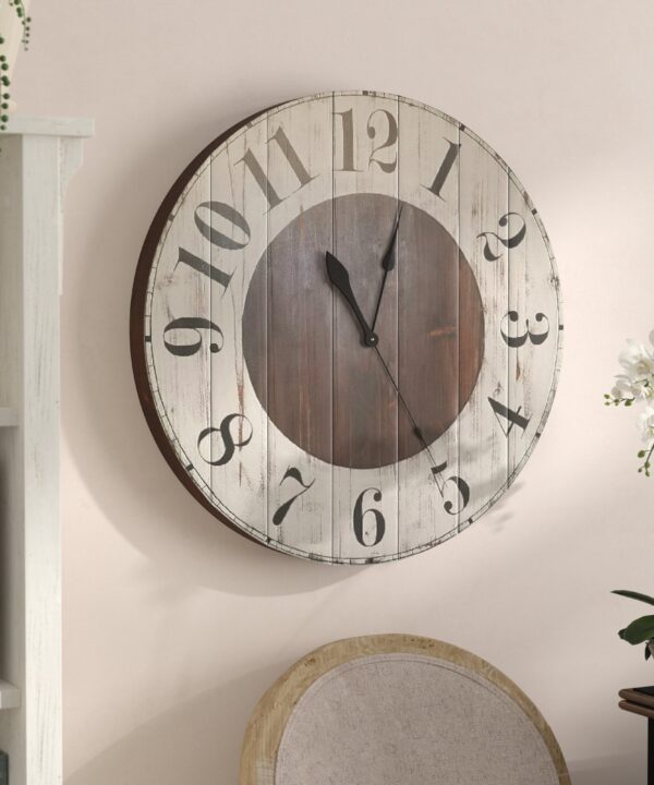 Brassfield Wood Wall Clock