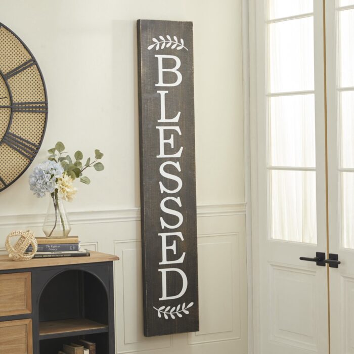 Brown Wood Farmhouse Wall Decor 63 X 12 X 2