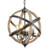 Dormody 4 - Light Dimmable Lantern Geometric Chandelier