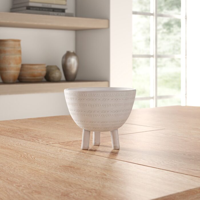 Hildburg Ceramic Decorative Bowl