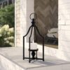 2 Piece Iron Tabletop Tealight Holder