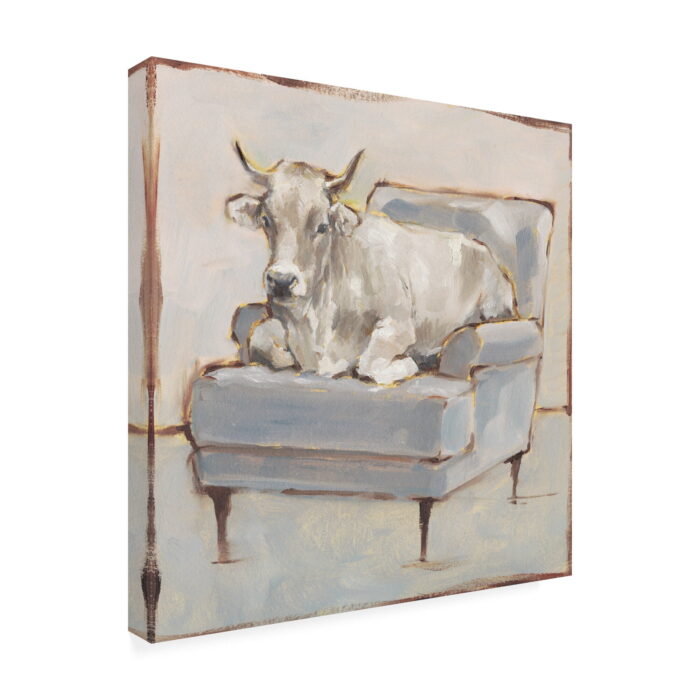 Moo-Ving In III by Ethan Harper - Wrapped Canvas Painting