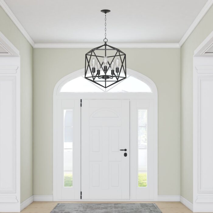 Mutchler 5 - Light Lantern Geometric Chandelier
