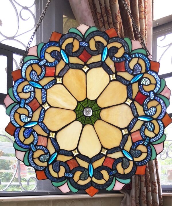 Tiffany-Glass Window Panel Tiffany-Glass Window Panel