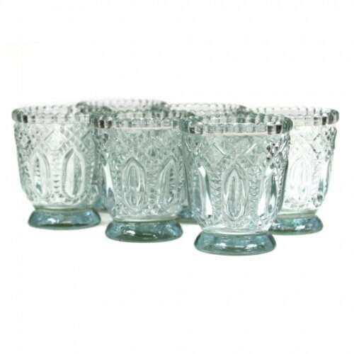 Vintage Glass Candle Holder
