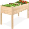 Best Choice Products 3-Tier Fir Wood Raised Garden Bed Planter Kit for Plants, Herbs, Vegetables, Outdoor Gardening w/Stackable