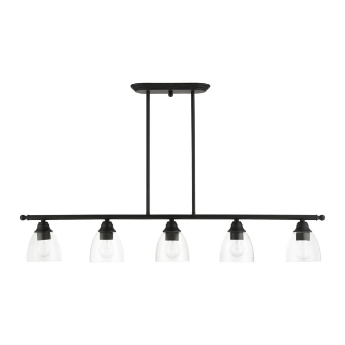 Darlene 5 - Light Kitchen Island Linear Pendant
