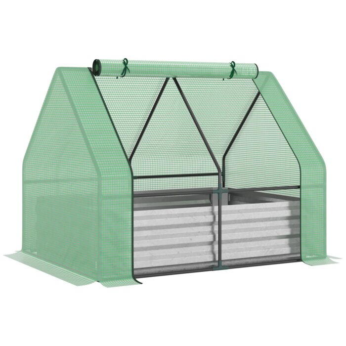 Folmar 4 ft x 3 ft Steel Raised Garden Bed