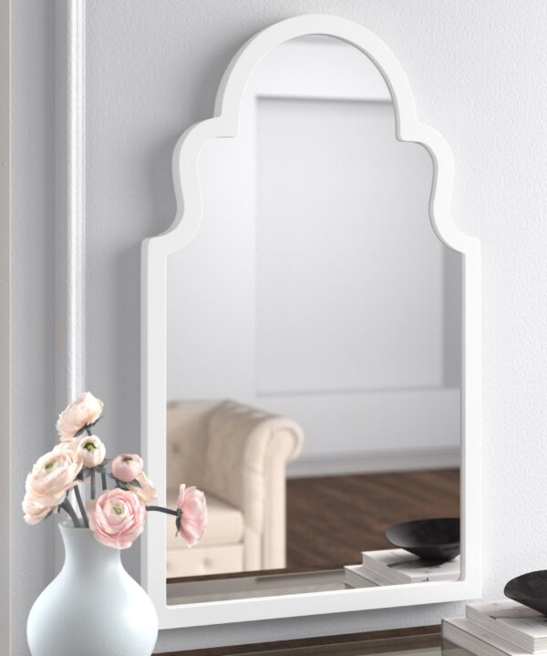 Lucienne Arch Wood Wall Mirror Lucienne Arch Wood Wall Mirror