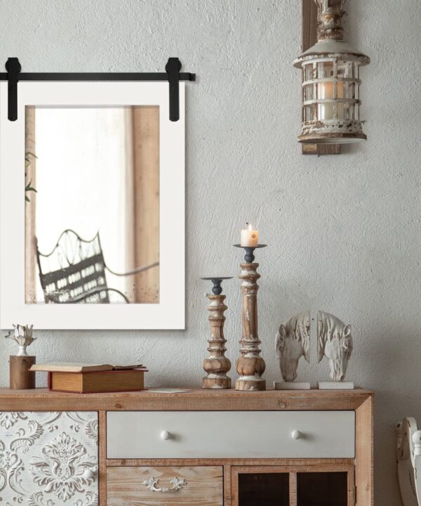 Markeeda Rectangle Wood Wall Mirror