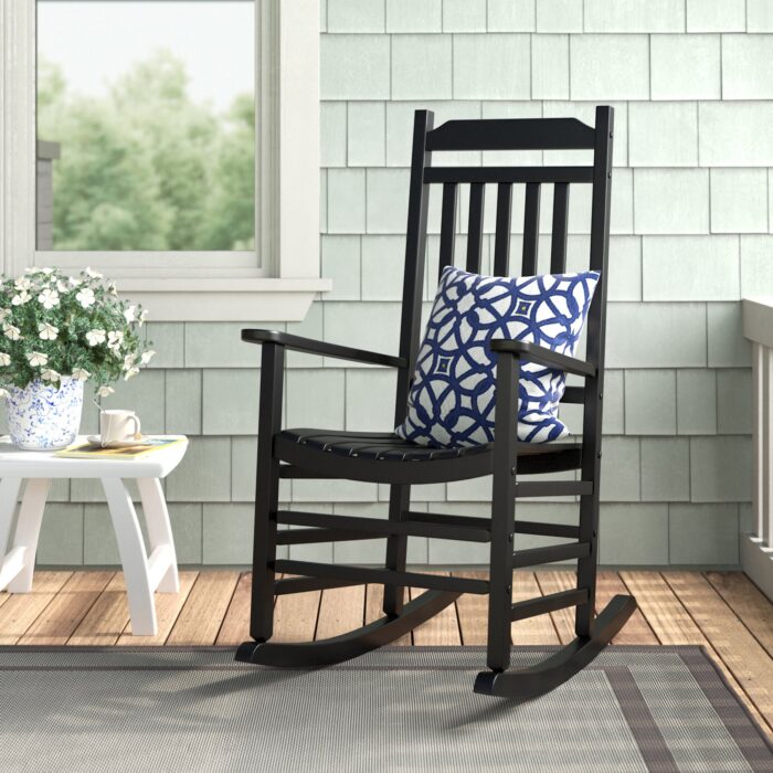 Outdoor Hymes Rocking Solid Wood Chair