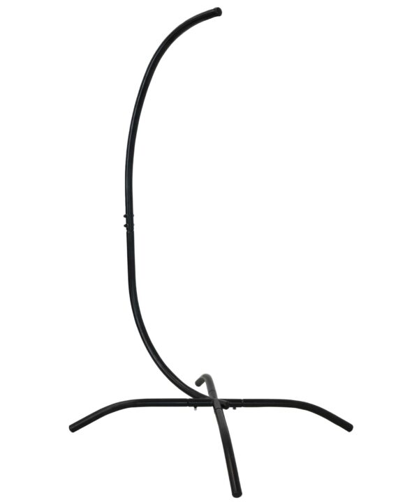 Sunnydaze Steel Egg Chair Stand with Curved Leg Base - 81-Inch