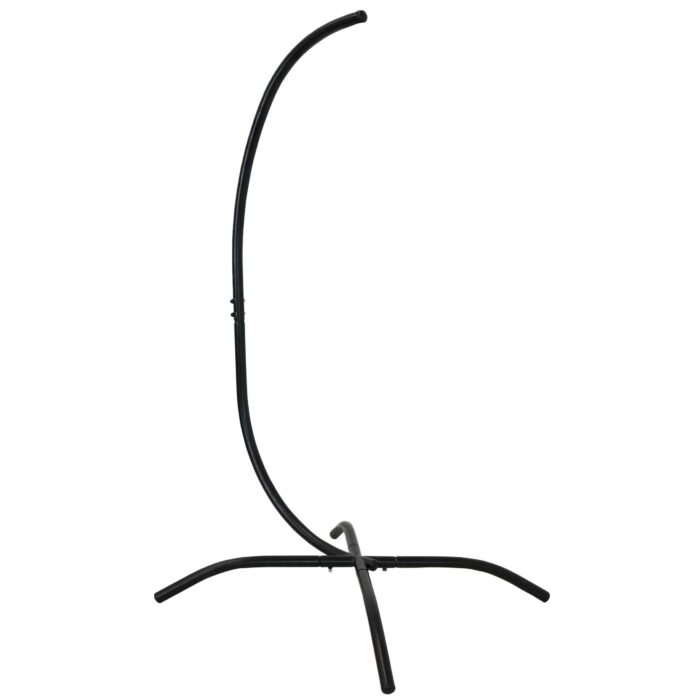 Sunnydaze Steel Egg Chair Stand with Curved Leg Base - 81-Inch