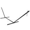 Sunnydaze 15 Foot Hammock Stand with Heavy-Duty Steel Beam Construction, 2 Person, 400 Pound Capacity, Black