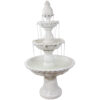 Sunnydaze 3-Tier Welcome Garden Water Fountain - 59-Inch Sunnydaze 3-Tier Welcome Garden Water Fountain - 59-Inch