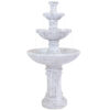 Sunnydaze Grecian Column Inspired 3-Tier Outdoor Water Fountain Sunnydaze Grecian Column Inspired 3-Tier Outdoor Water Fountain