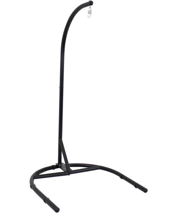 Sunnydaze Steel U-Shape Hanging Chair Stand - 76-Inch