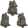 Hear No Evil, See No Evil, Speak No Evil Frog Trio Statue Hear No Evil, See No Evil, Speak No Evil Frog Trio Statue