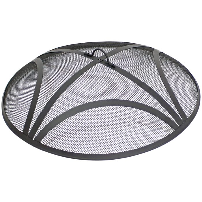 Sunnydaze Reinforced Steel Mesh Spark Screen - 24-Inch