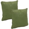 Sunnydaze Set of 2 Indoor/Outdoor Patio Throw Pillows - 16-Inch Square - Dark Green Sunnydaze Set of 2 Indoor/Outdoor Patio Throw Pillows - 16-Inch Square - Dark Green