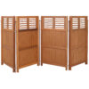 Sunnydaze Folding Outdoor Wood Privacy Screen - Patio Panel Divider - 44-Inch Tall Sunnydaze Folding Outdoor Wood Privacy Screen - Patio Panel Divider - 44-Inch Tall