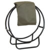 Sunnydaze Firewood Log Hoop Rack with Khaki Cover - Size Options Available Sunnydaze Firewood Log Hoop Rack with Khaki Cover - Size Options Available