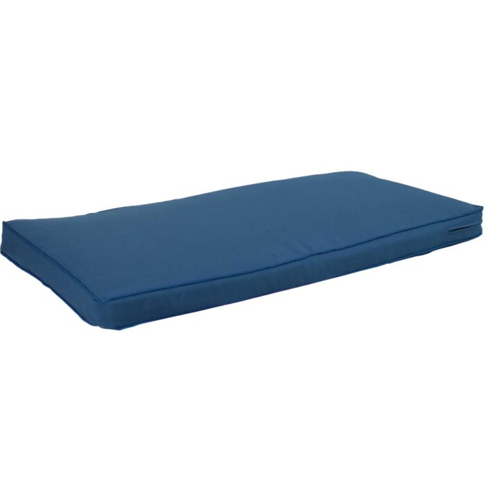 Sunnydaze Indooor/Outdoor Cushion for Bench or Porch Swing - 41-Inch x 18-Inch - Blue