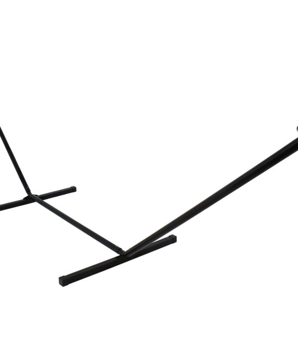 Sunnydaze 12 Foot Hammock Stand with Heavy-Duty Steel Beam Construction, 2 Person, 350 Pound Capacity, Black