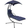 Sunnydaze Floating Chaise Lounge Chair with Umbrella - Navy Blue Sunnydaze Floating Chaise Lounge Chair with Umbrella - Navy Blue