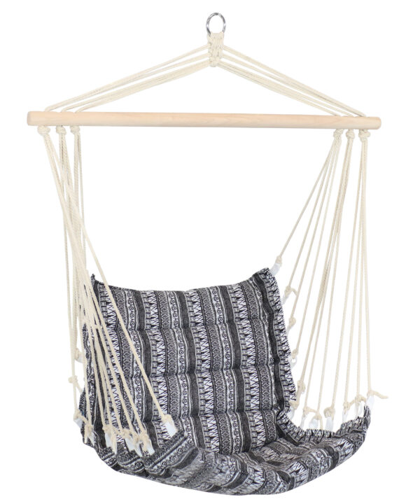 Sunnydaze Padded Polycotton Hammock Chair - Boho Print