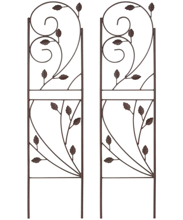 Sunnydaze Trellis for Growing Plants and Vegetables - Set of 2