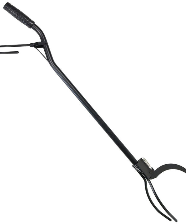 Sunnydaze Spring-Loaded Firewood Log Grabber Claw - 36-Inch