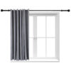 Indoor/Outdoor Blackout Curtain Panel with Grommet Top - 100 x 84 in (2.54 x 2.13 m)  - Gray