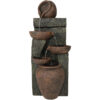 Sunnydaze Cascading Earthenware Pottery Stream Water Fountain - 39-Inch