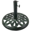 Sunnydaze Sturdy Round Cast Iron Outdoor Patio Umbrella Base Stand - 17 Inch