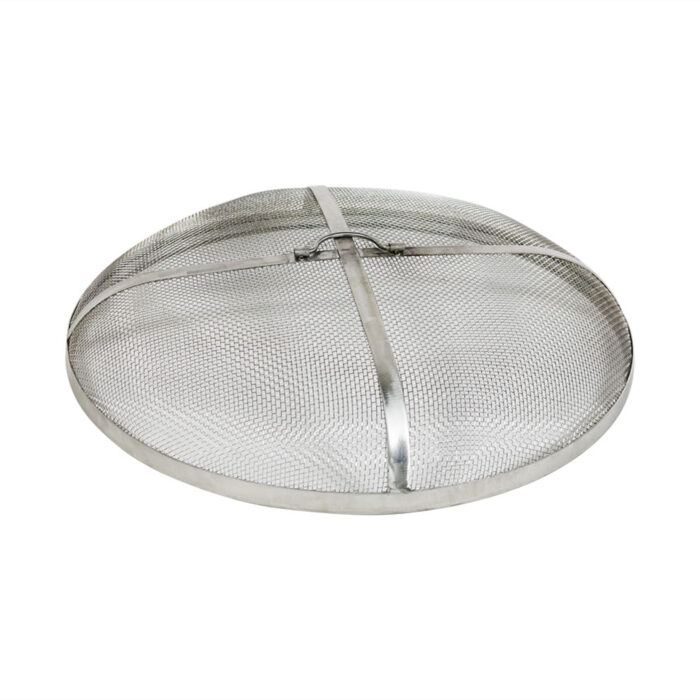 Sunnydaze Stainless Steel Fire Pit Spark Screen - 40-Inch
