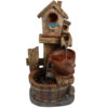 Sunnydaze Bluebird House & Buckets Outdoor Garden Water Fountain - 26-Inch Sunnydaze Bluebird House & Buckets Outdoor Garden Water Fountain - 26-Inch
