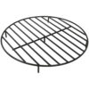 Sunnydaze Round Steel Outdoor Fire Pit Grate, 30-Inch