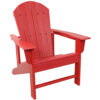 Raised Adirondack Chair - Red Raised Adirondack Chair - Red