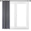 Indoor/Outdoor Blackout Curtain Panel with Grommet Top - 52 x 108 in (1.32 x 2.74 m)  - Gray