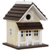 Cozy Home Decorative Wooden Birdhouse with Solar LED Light