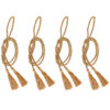 4 Rope Tiebacks with Tassels - Copper 4 Rope Tiebacks with Tassels - Copper